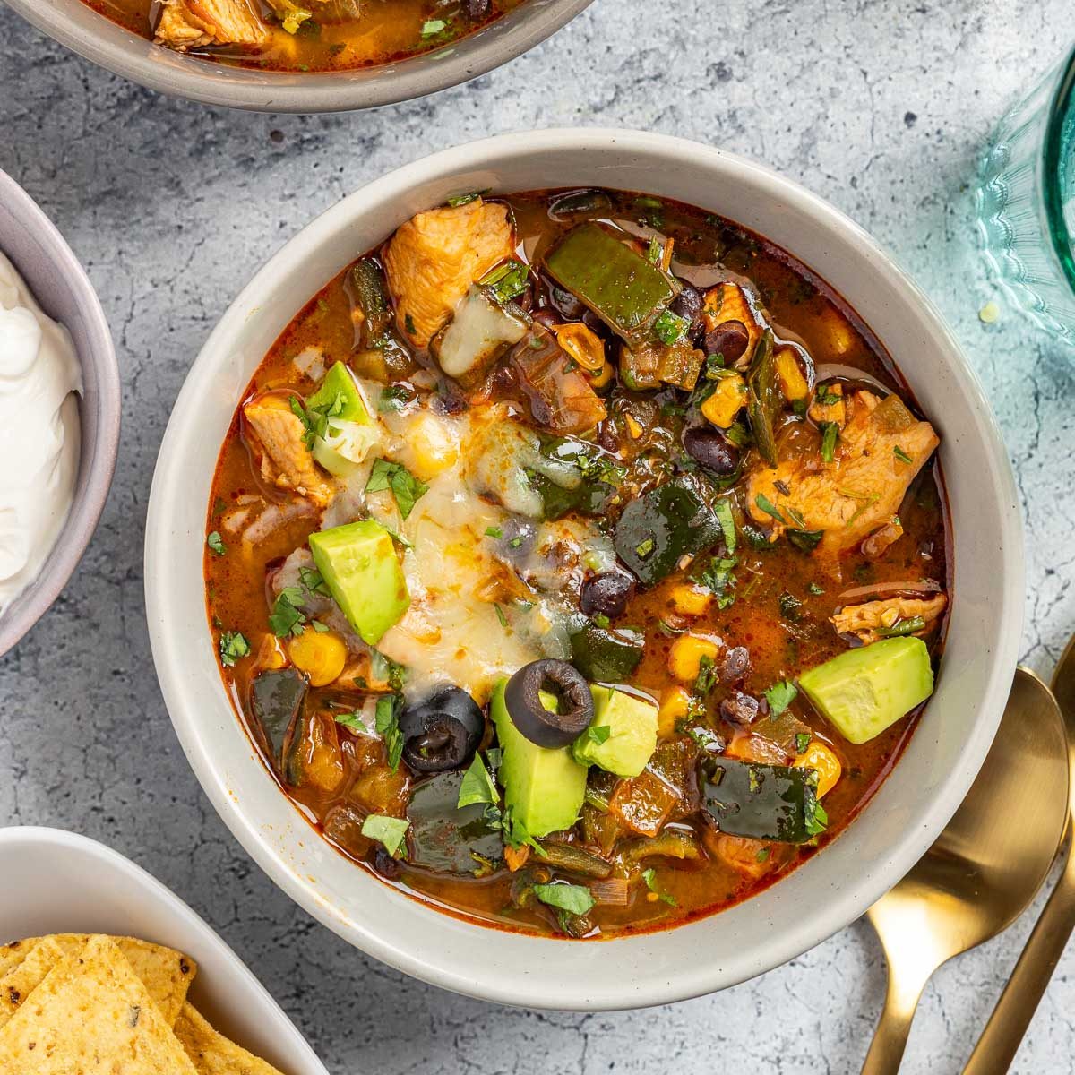 Chicken Poblano Soup