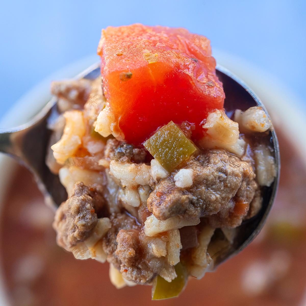 Slow-Cooker Stuffed Pepper Soup