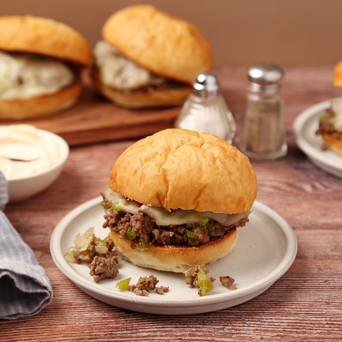 Sloppy Cheesesteaks