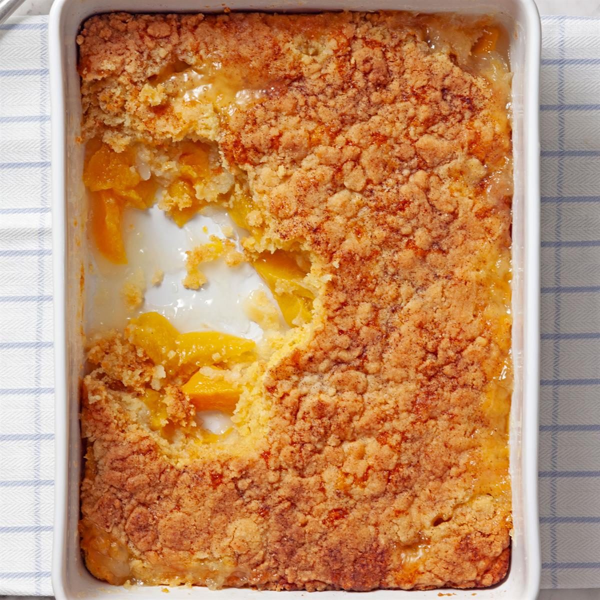 Peach Dump Cake