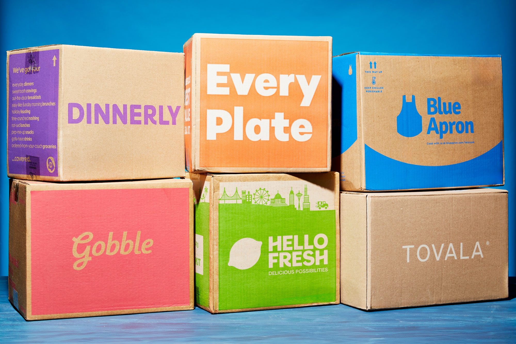 Dinnerly vs Every Plate vs Blue Apron vs Gobble vs Hello Fresh vs Tovala