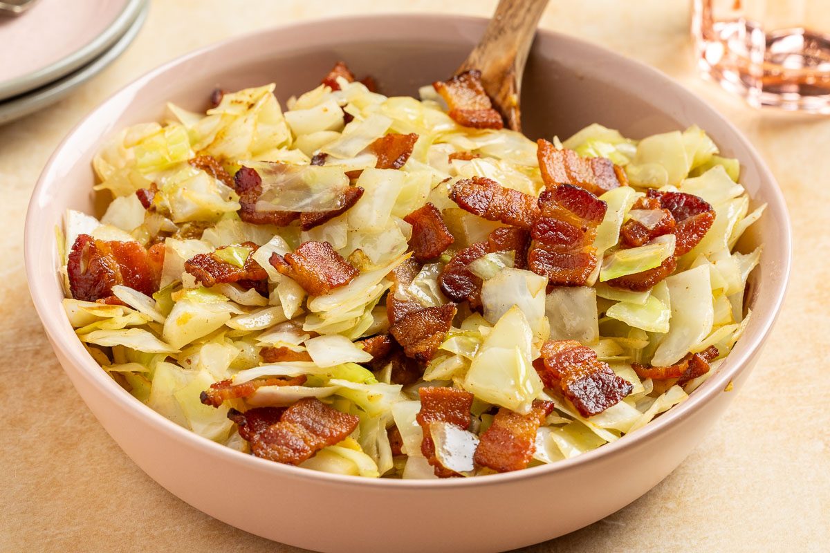 Fried Cabbage with Bacon