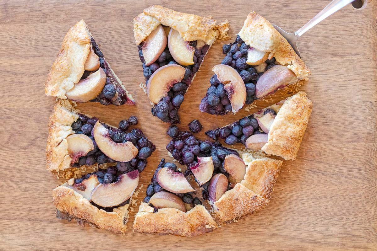 Blueberry And Peach Gallette Recipe Food Photography By Jackie Alpers For Taste Of Home