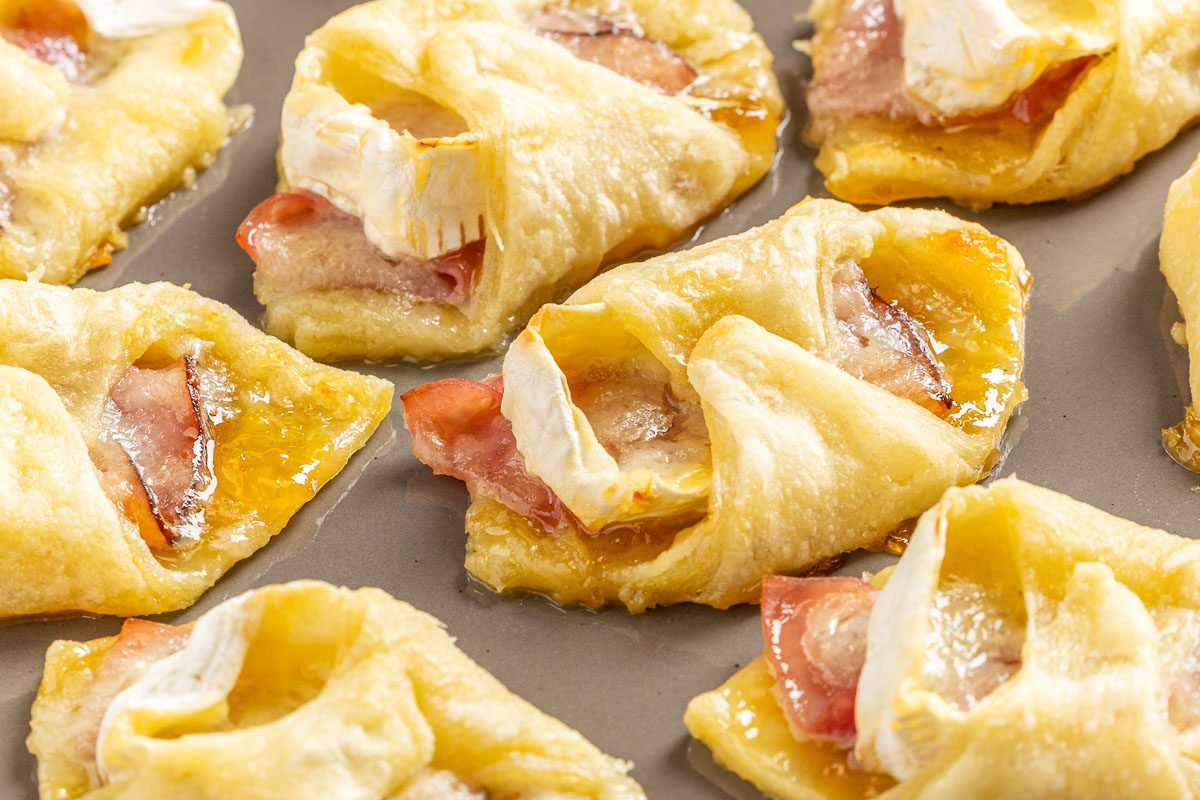 Taste of Home Ham and Cheese Puff Pastry photo of the finished recipe.