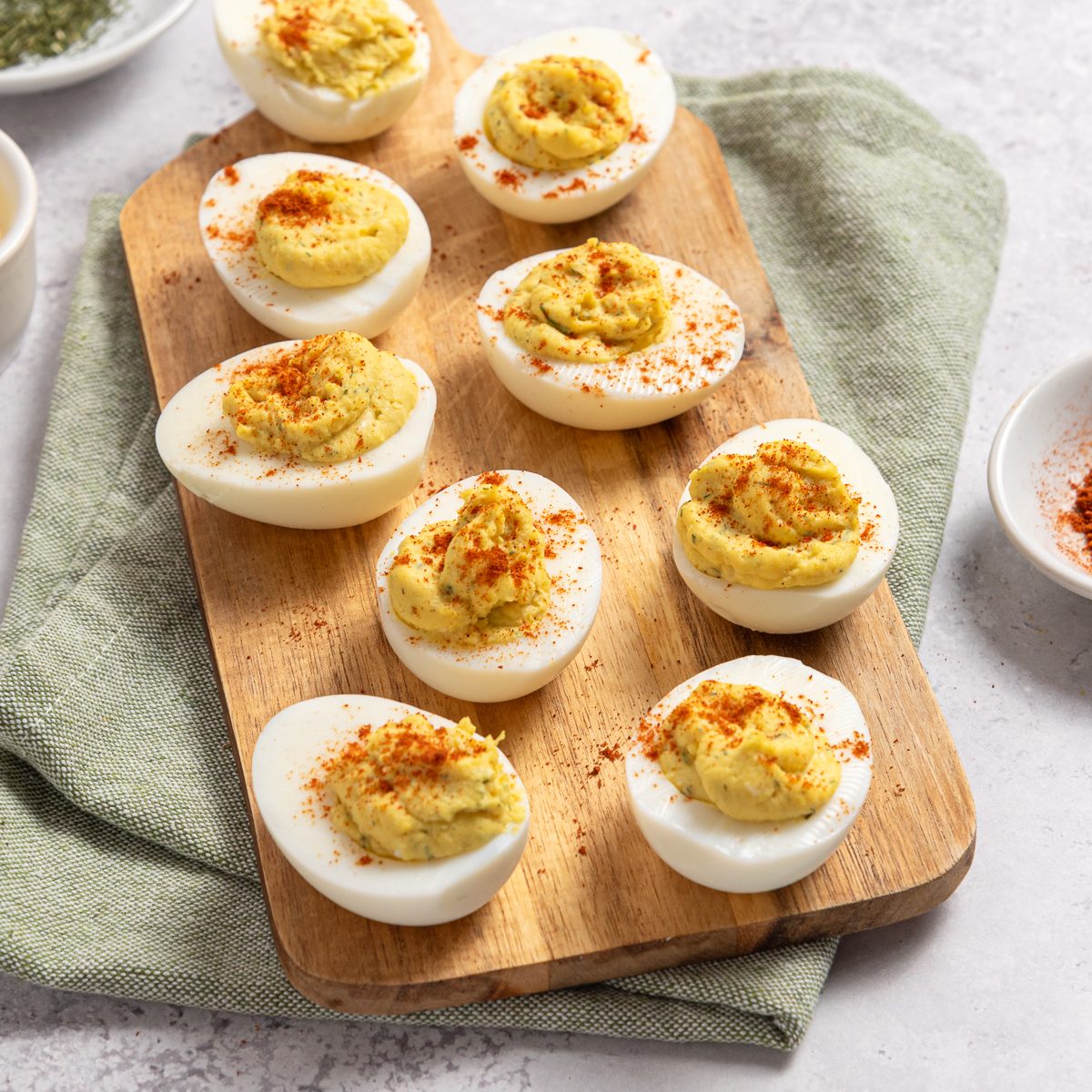 Horseradish Deviled Eggs