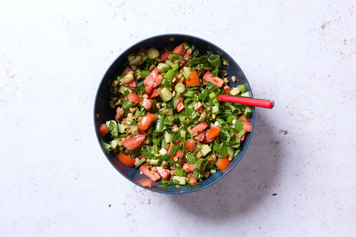 prepare the Tabbouleh