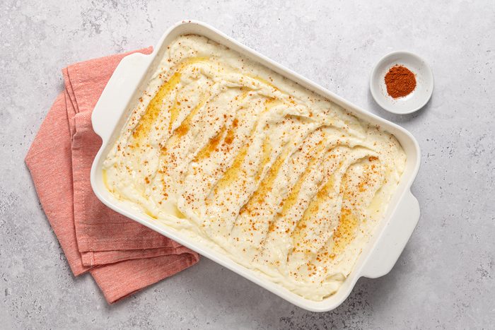 Mashed Potatos In Baking Dish