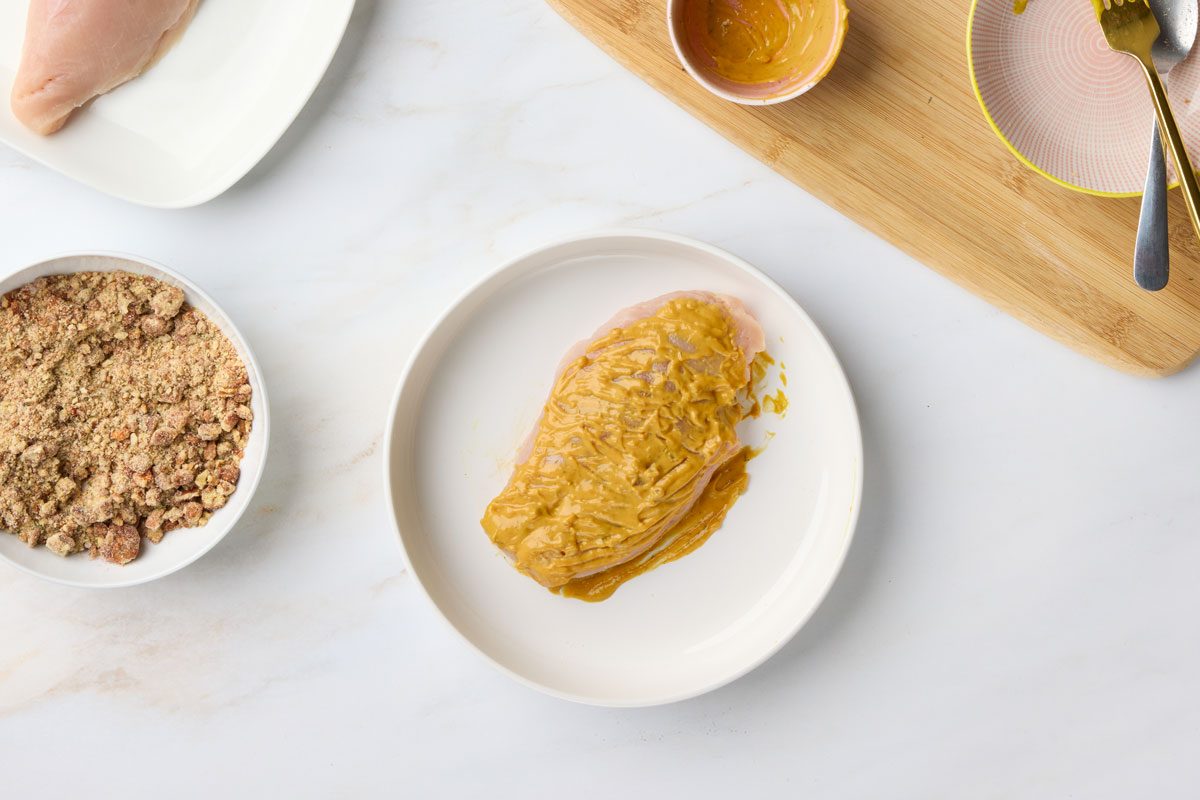 coat the chicken breasts