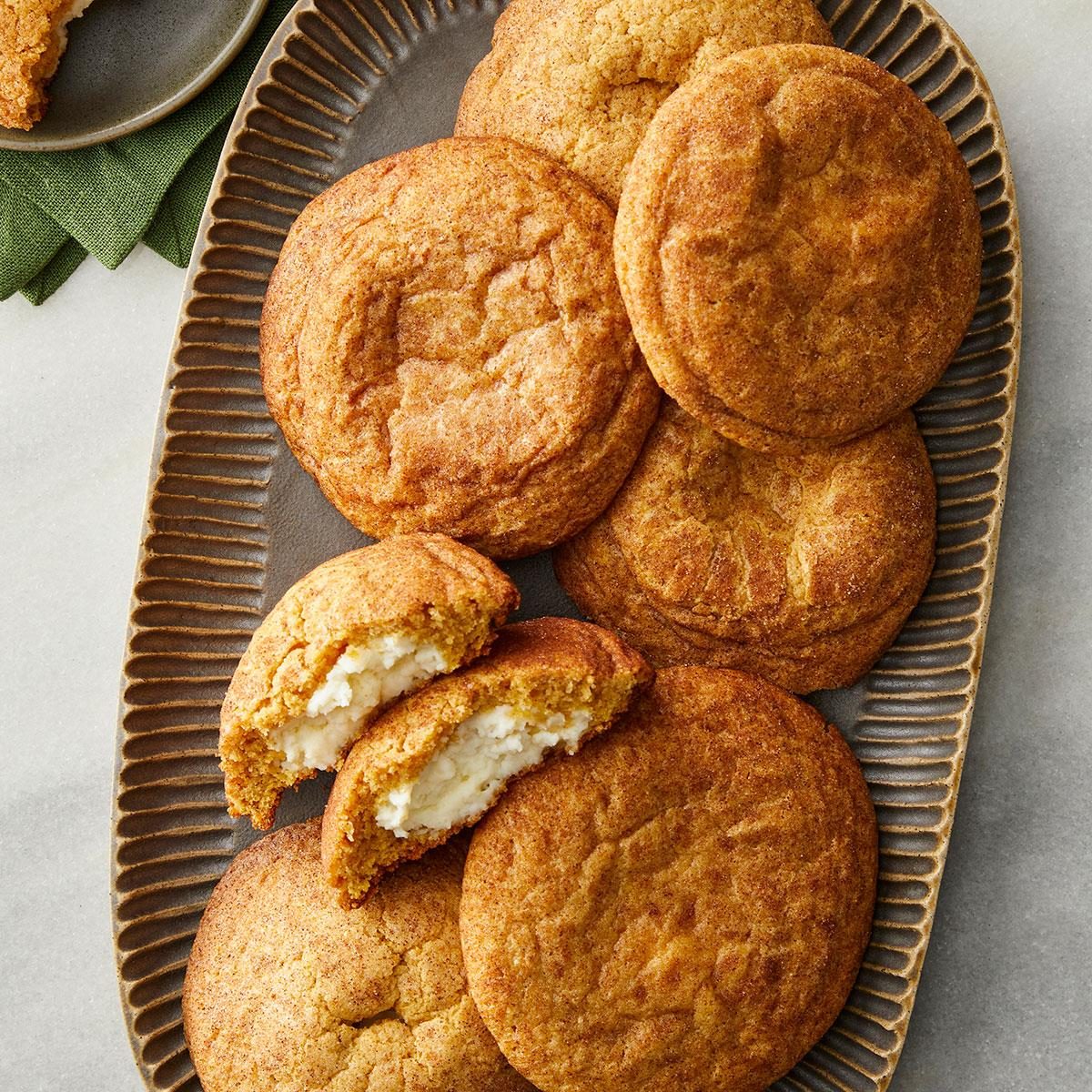 Pumpkin Cheesecake Cookies