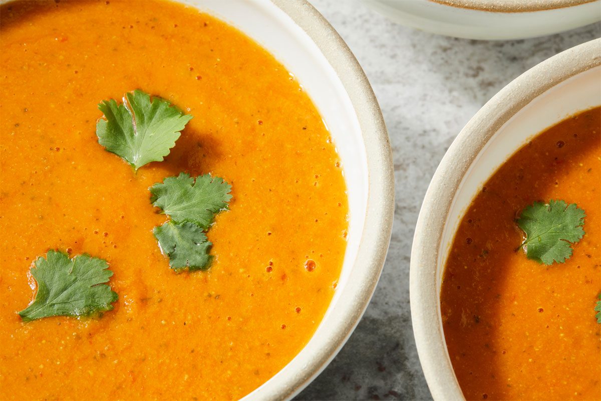 Red Lentil Soup Close up