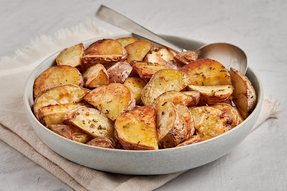 This roasted red potatoes recipe by Taste of Home is both easy to make and elegant.