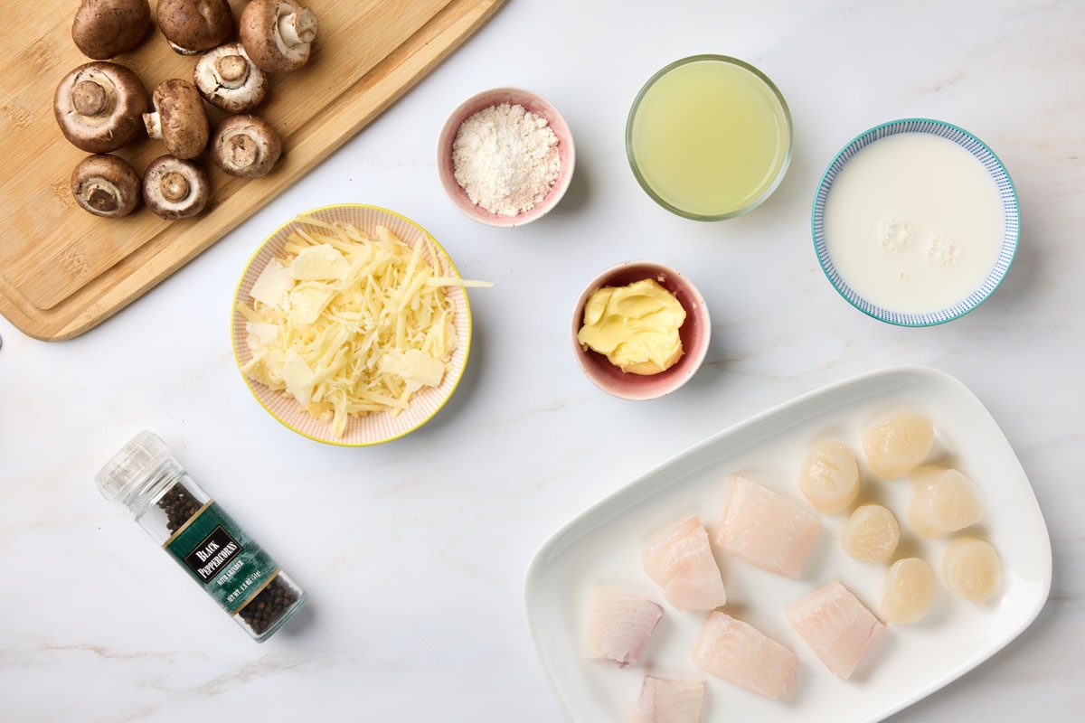 Seafood Au Gratin ingredients