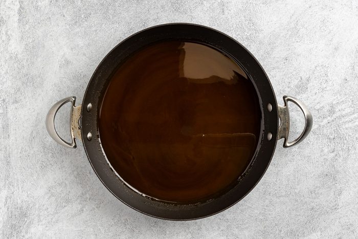 Sweet And Sour sauce in a pan