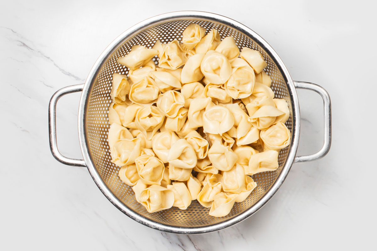 Tortellini with Tomato Cream Sauce