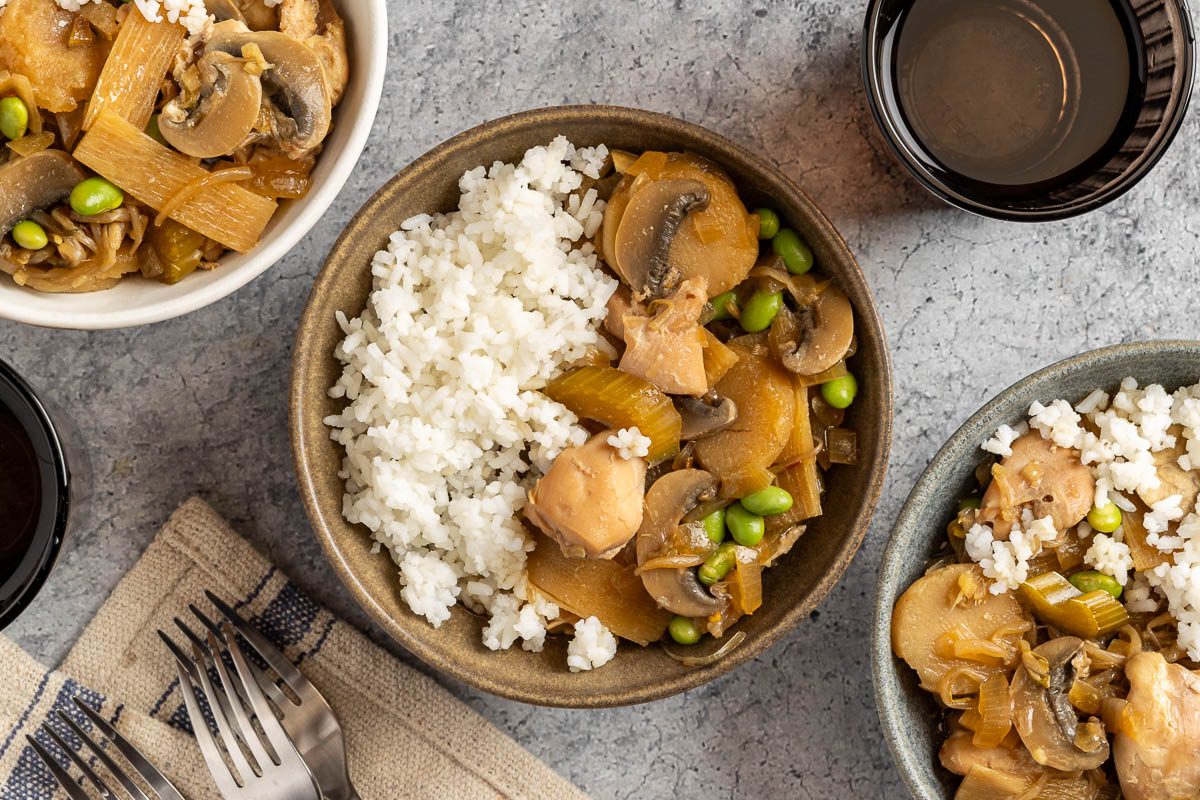 Taste of Home Chicken Chop Suey photo of the finished recipe served into bowls.