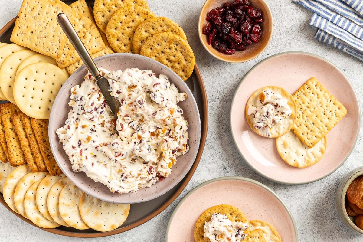 Taste of Home Cranberry Cream Cheese Spread photo of the finished recipe.