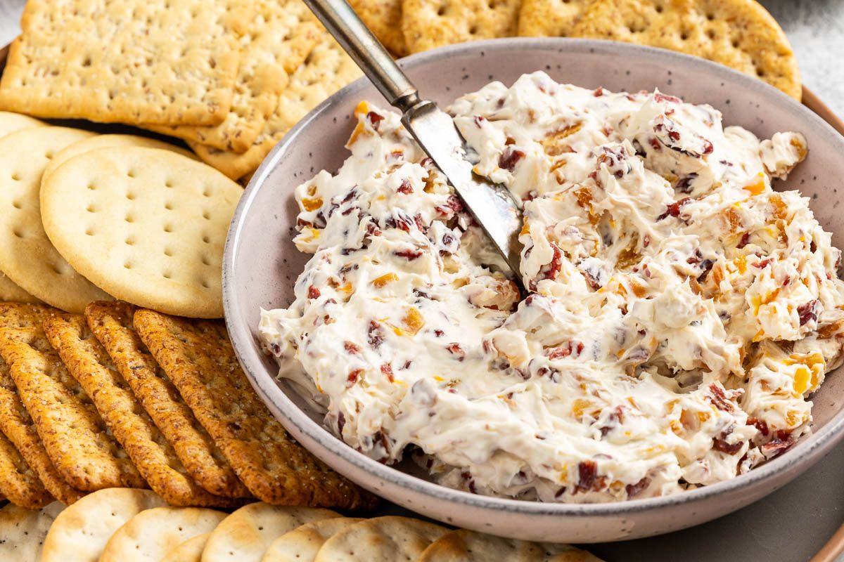 Taste of Home Cranberry Cream Cheese Spread photo of the finished recipe.