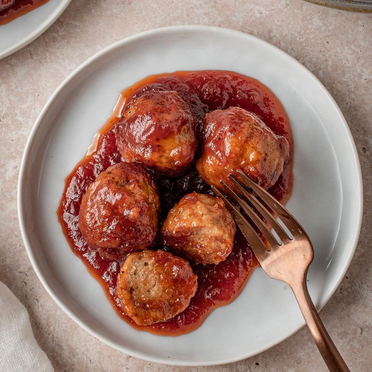 Cranberry Sauce Meatballs
