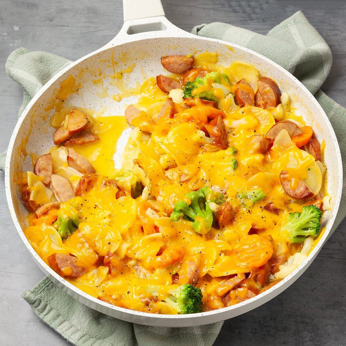 Au Gratin Sausage Skillet