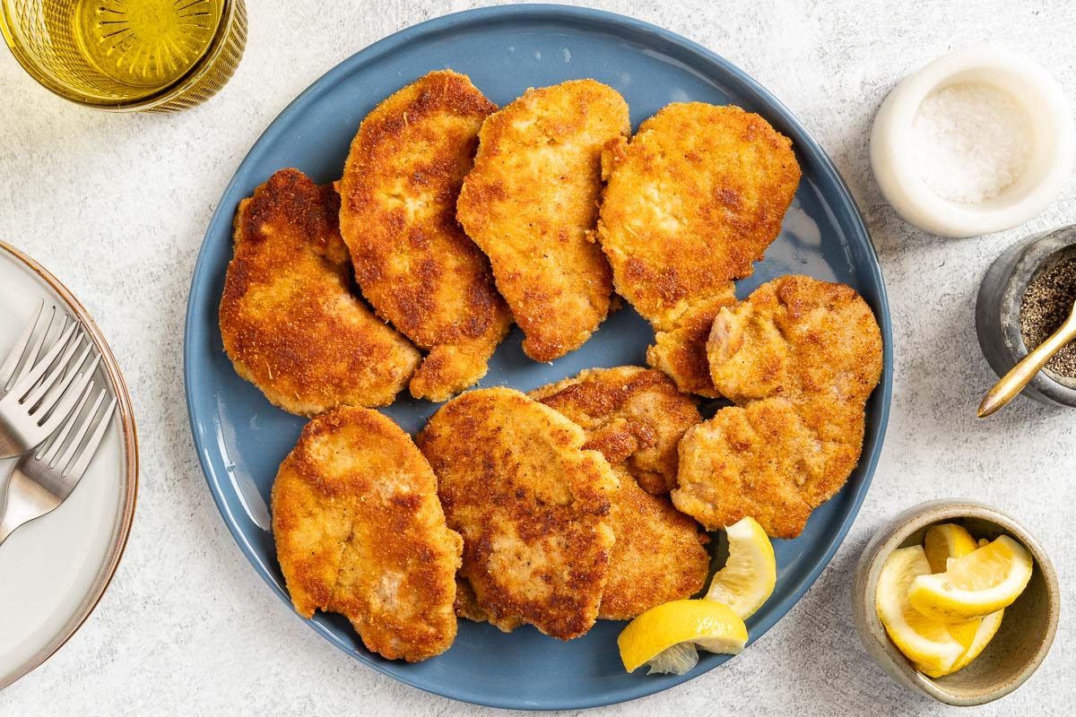 Taste of Home Parmesan Crusted Pork Chops recipe photo of the finished recipe.