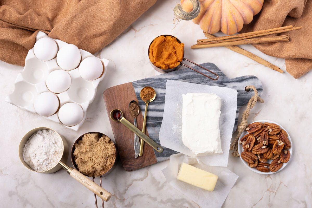 Ingredient shot of Taste of Home Pumpkin Cheesecake Bars