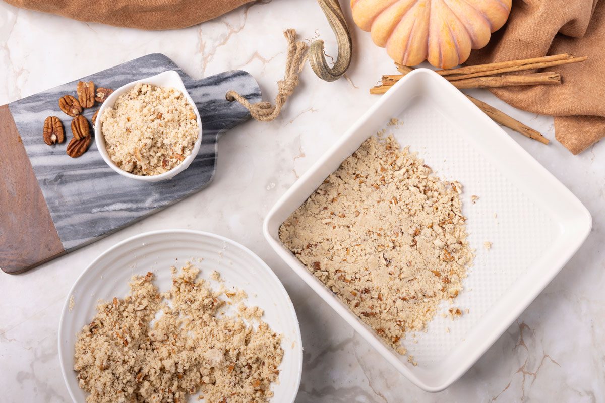 Step 1 of Taste of Home Pumpkin Cheesecake Bars