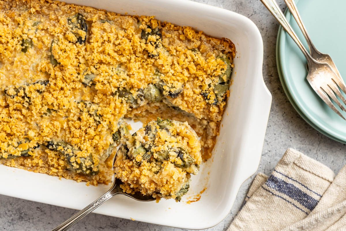 Taste of Home Scalloped Oysters photo of the finished recipe.