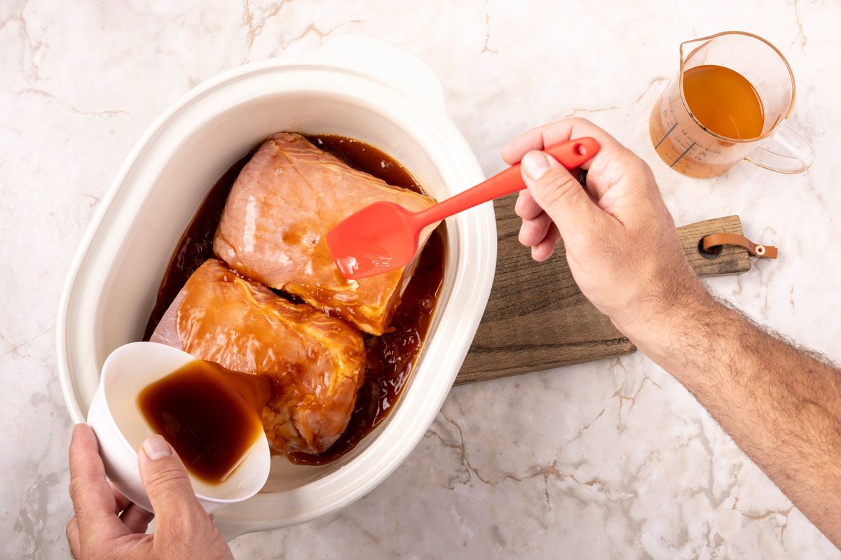 Step 1 of Taste of Home Slow-Cooker Pulled Pork