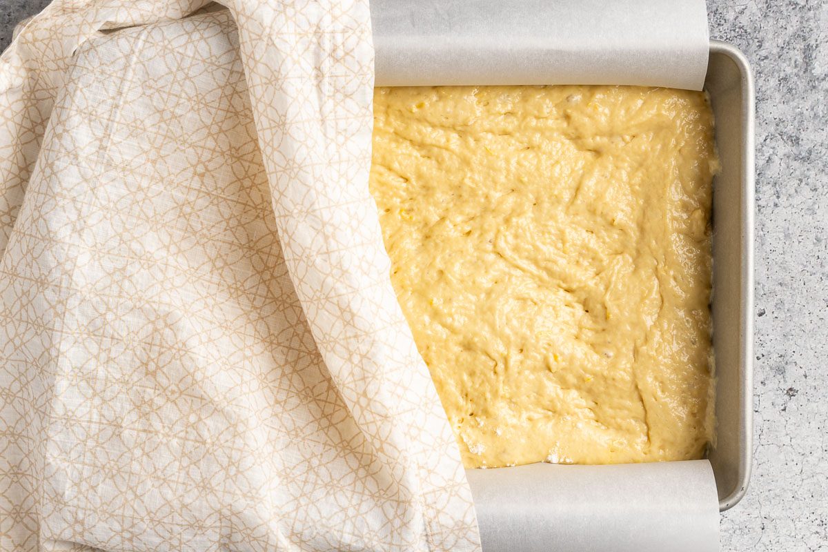 Taste of Home Swedish Flop Cake photo of the second rise.