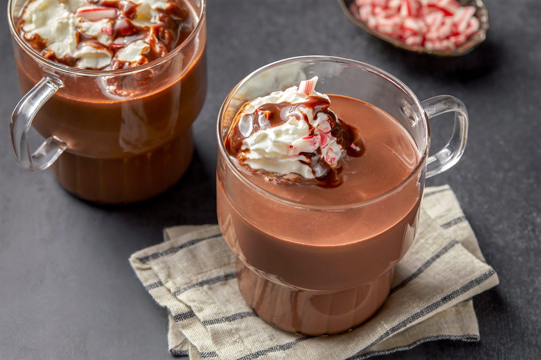 3/4th shot of Baileys Hot Chocolate