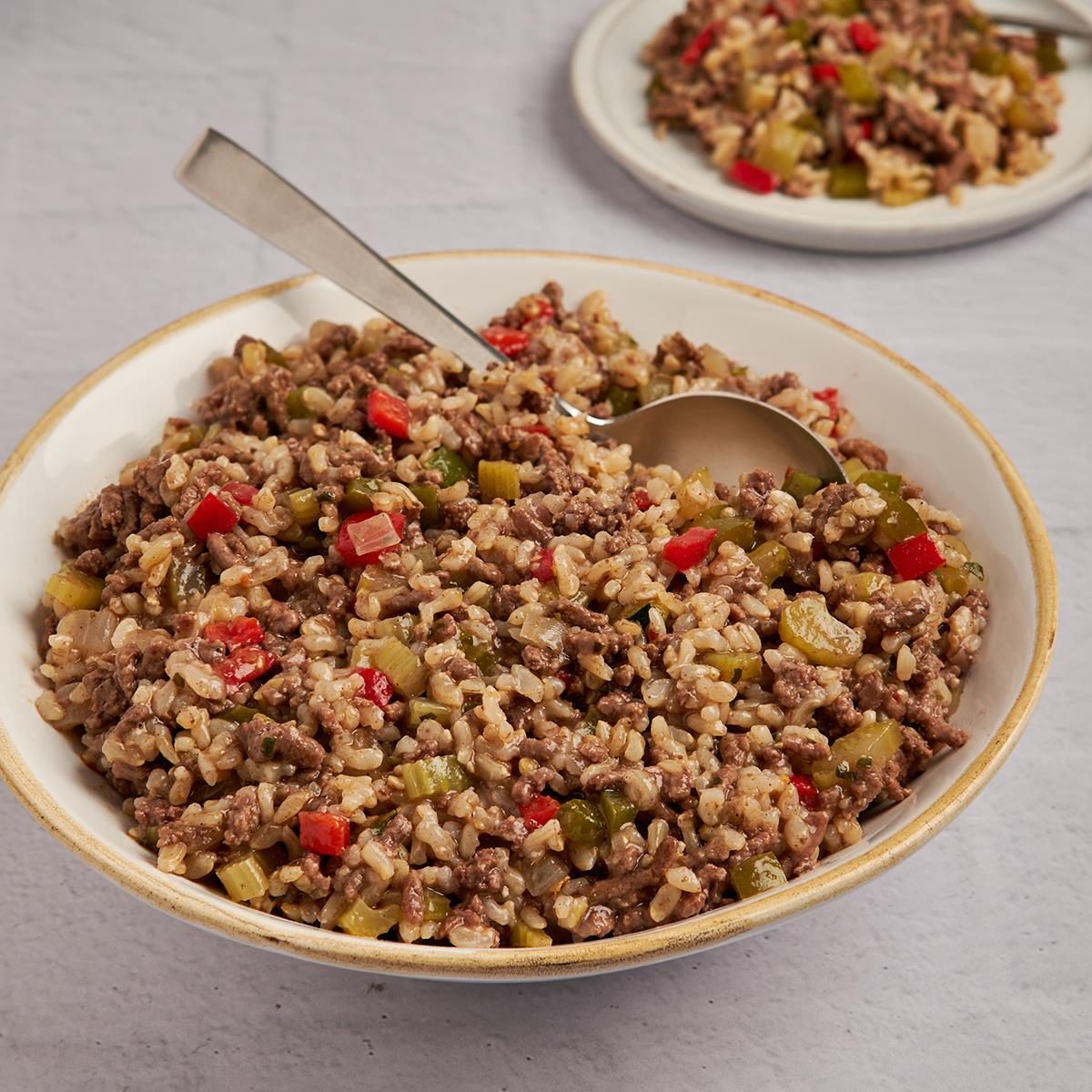 Dirty Rice with Ground Beef
