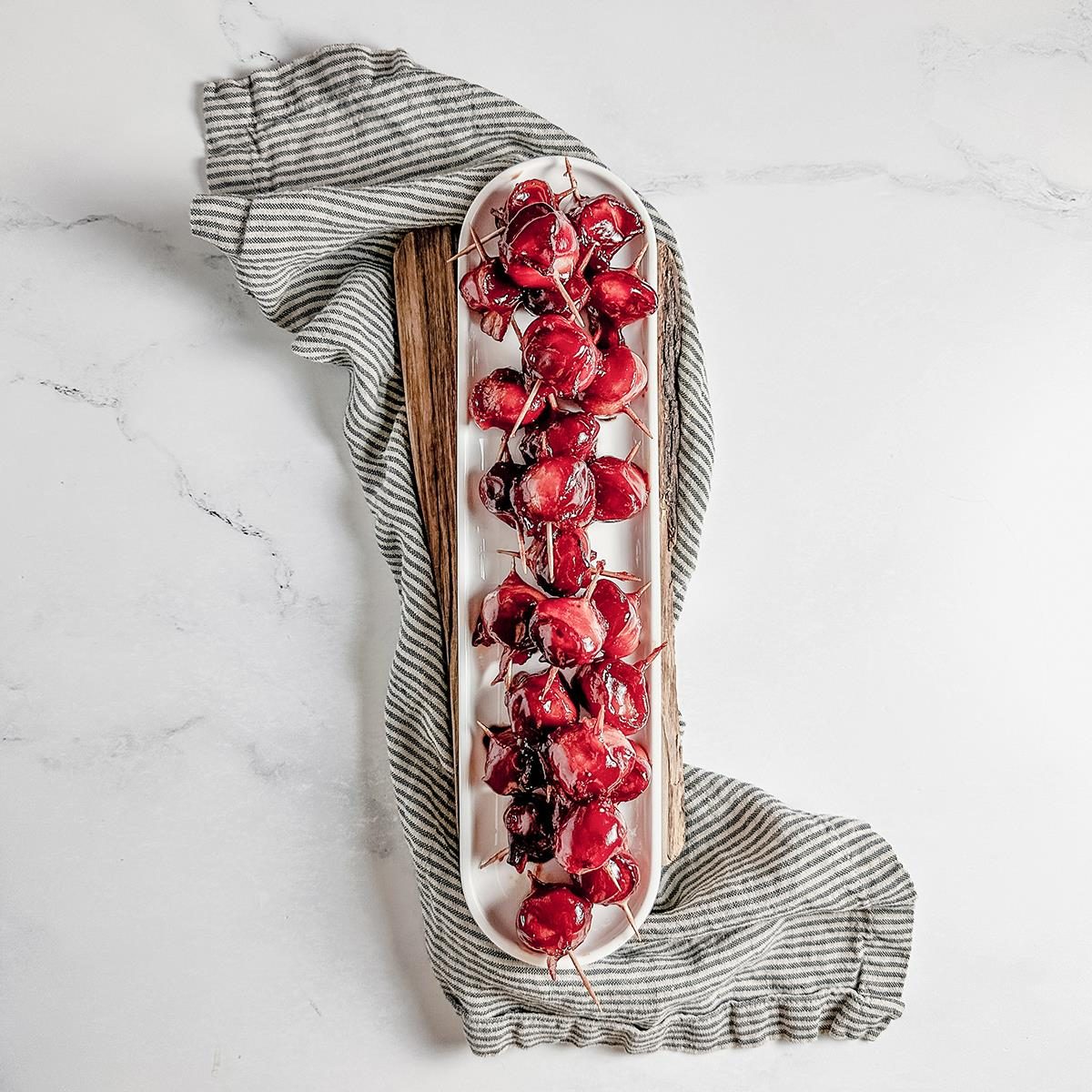 Bacon-Wrapped Water Chestnuts