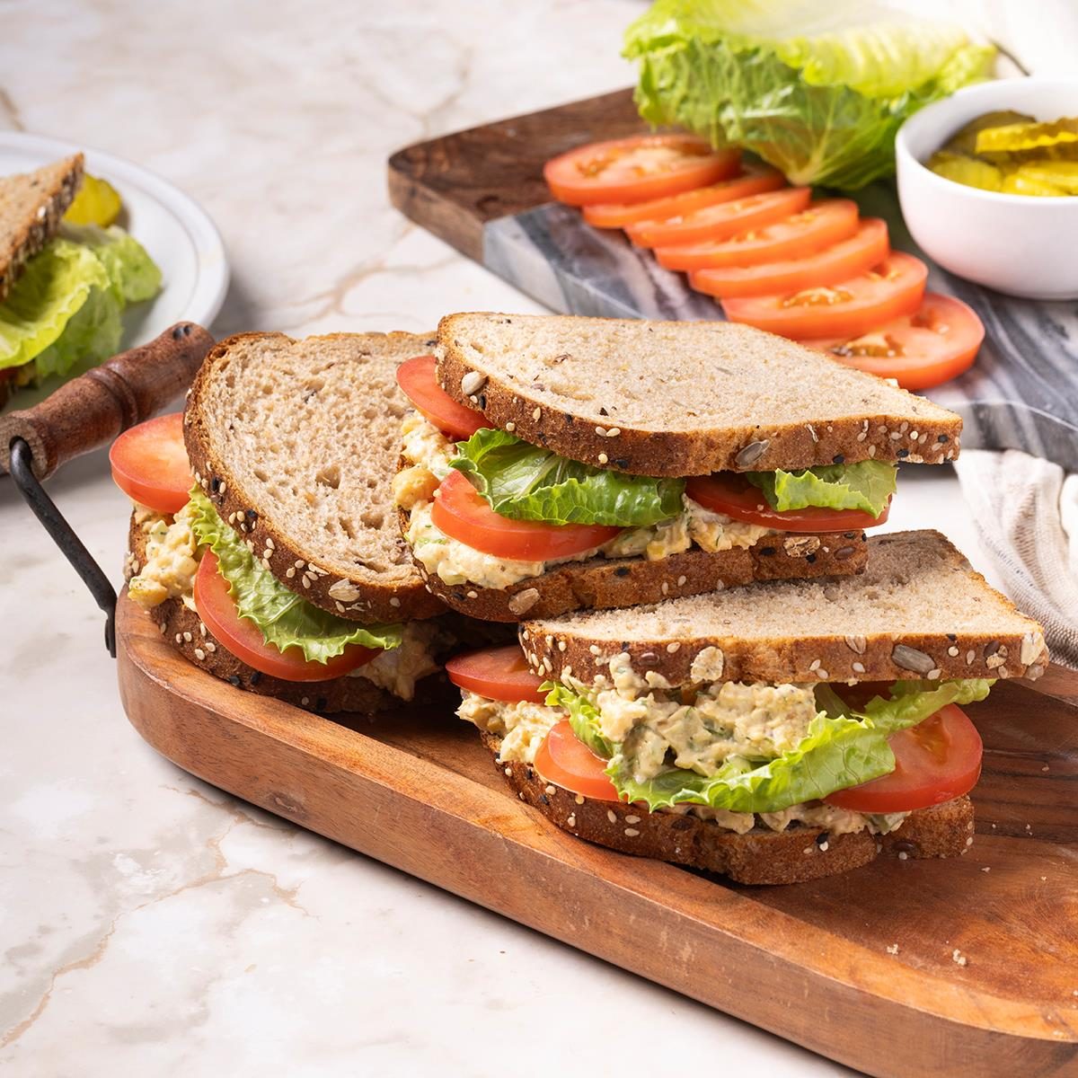 Chickpea Salad Sandwiches