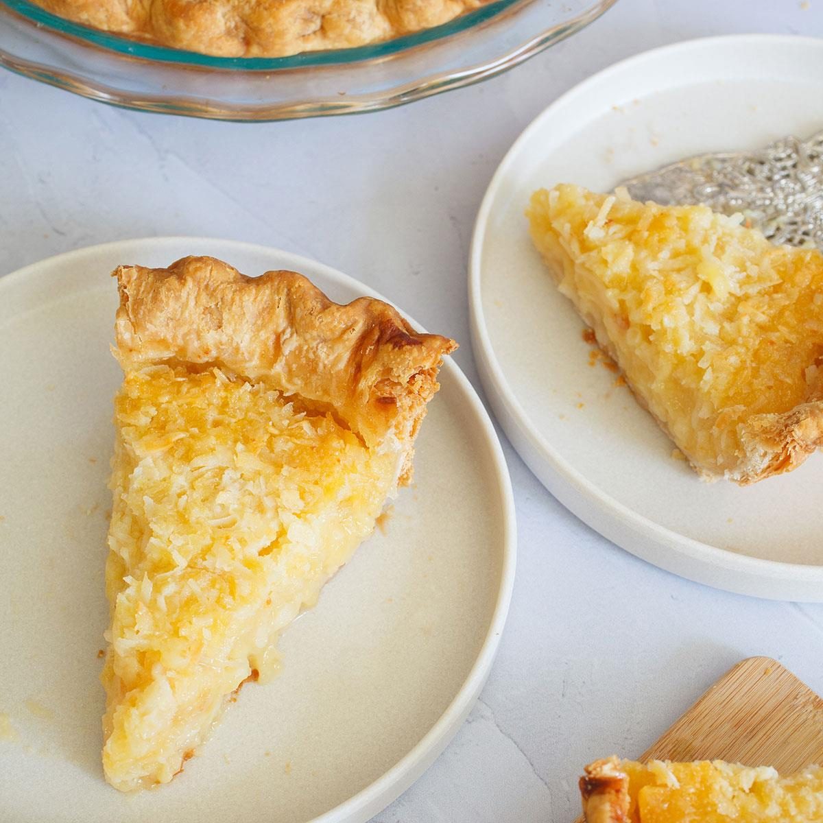 Pineapple Coconut Pie