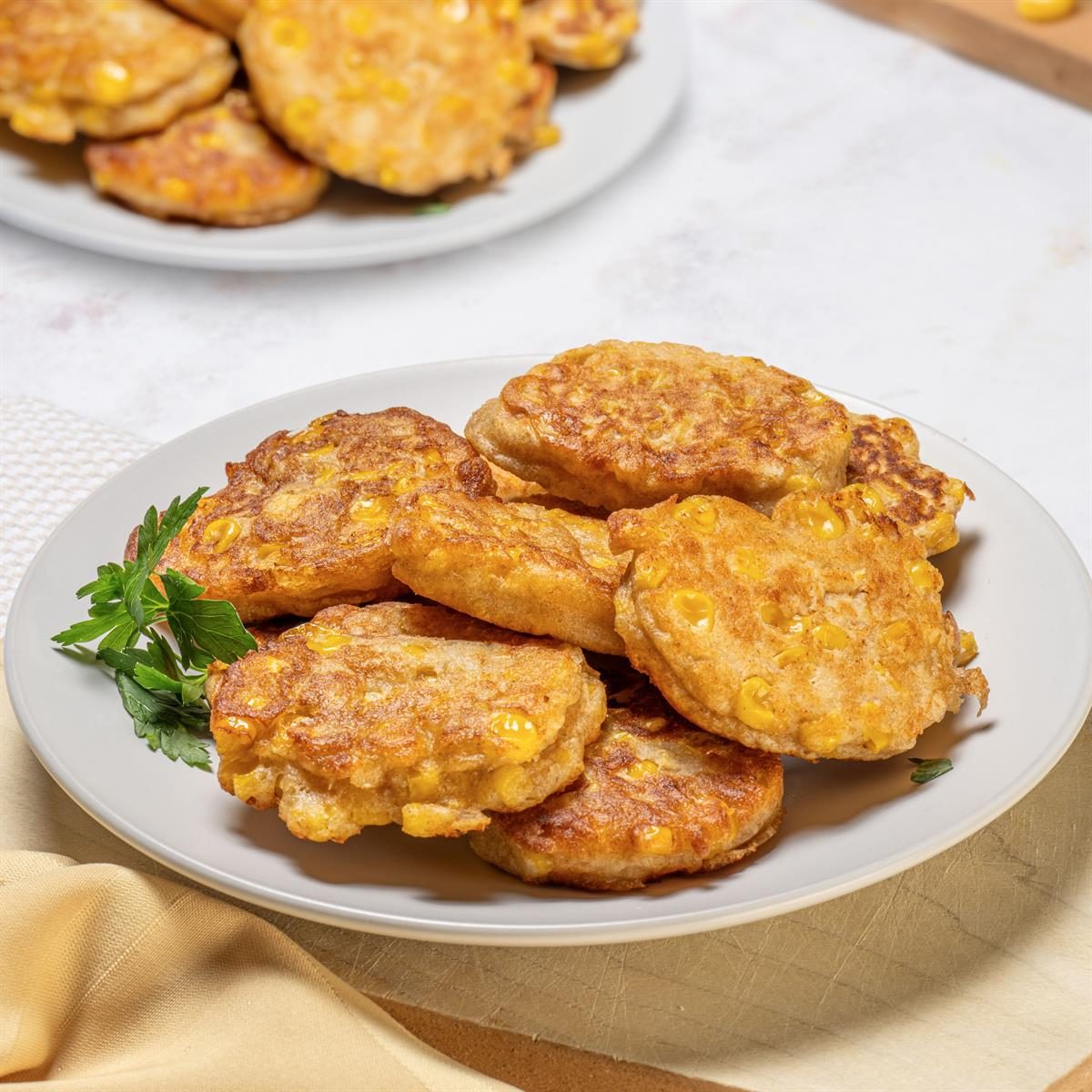 Corn Fritters with Pancake Mix