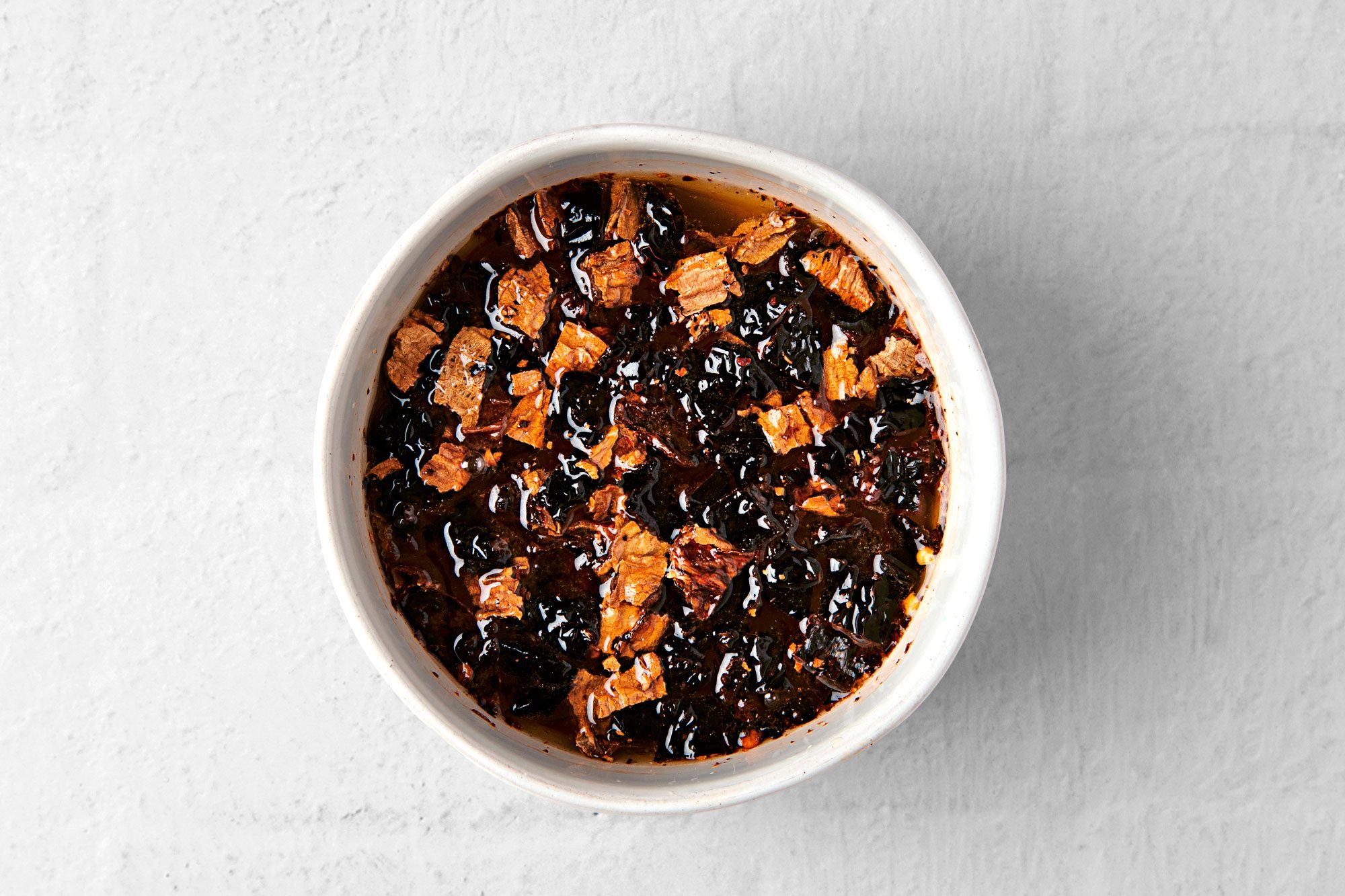 Place in a small bowl; cover with beer. Let stand until softened