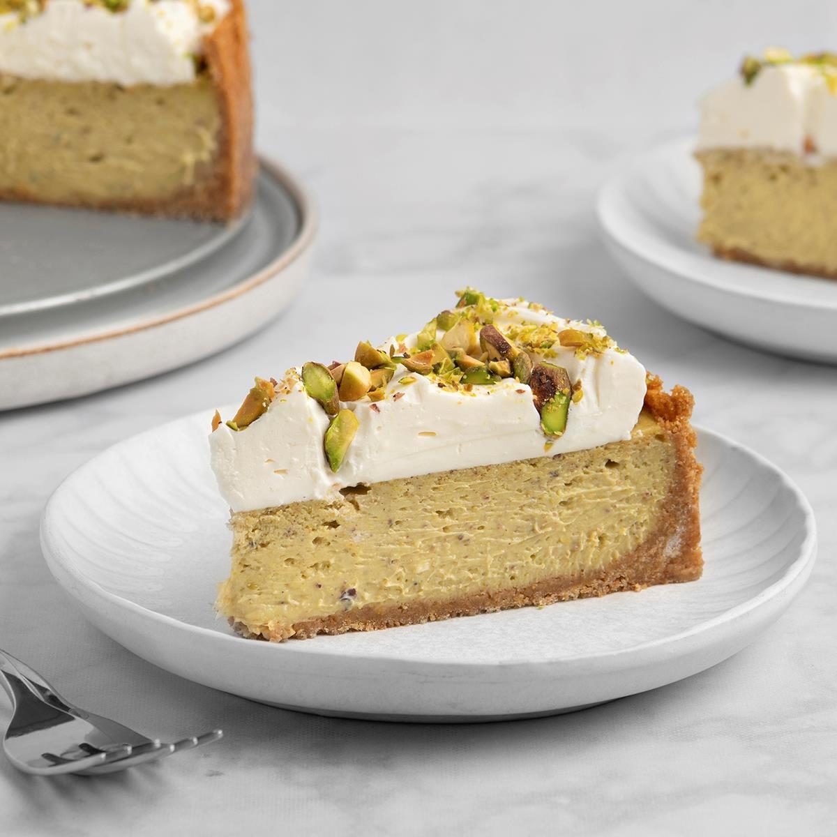 Creamy Pistachio Cheesecake