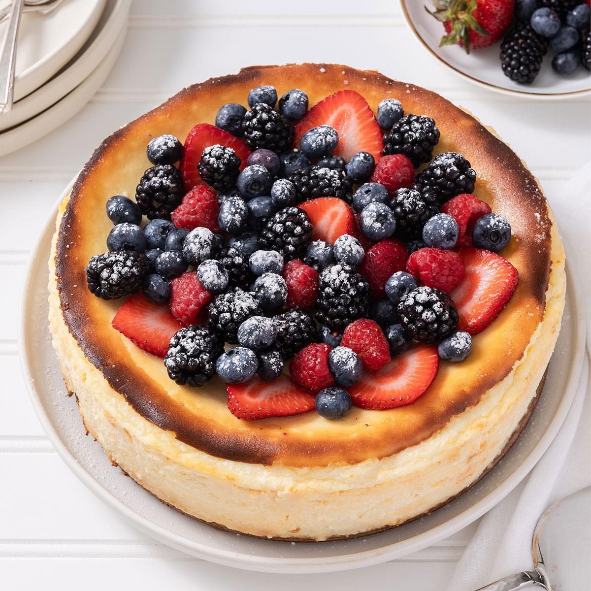 Crustless Cheesecake