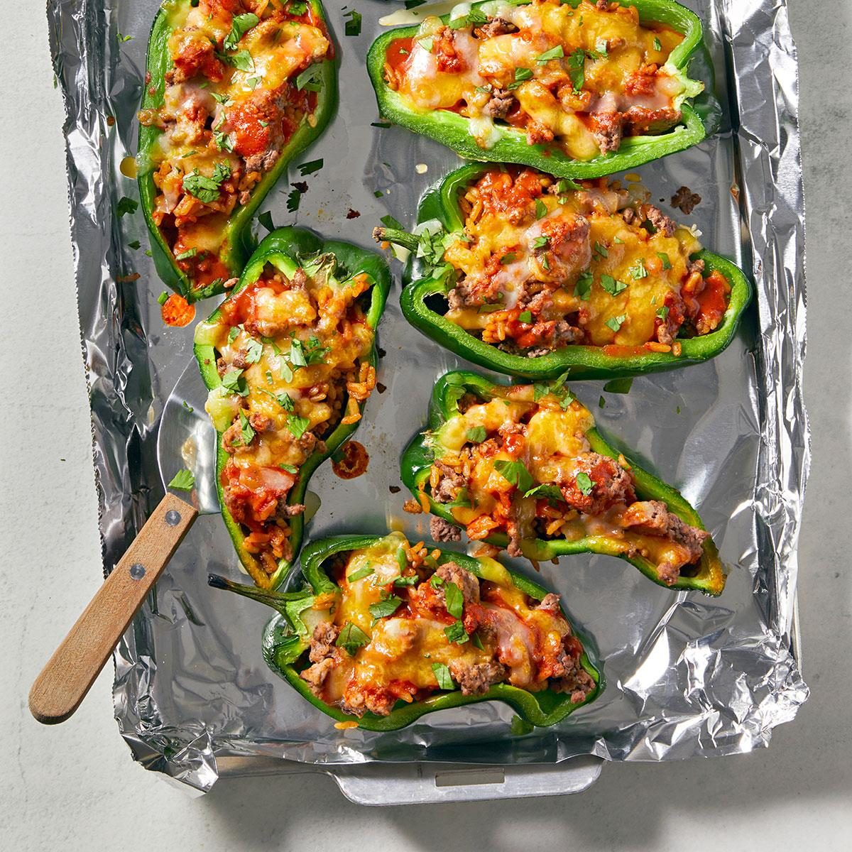 Stuffed Poblano Peppers