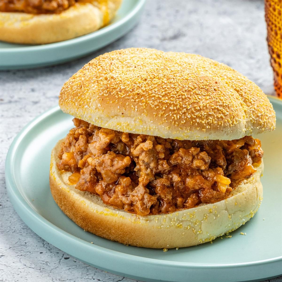 Sloppy Joes with Chicken Gumbo Soup
