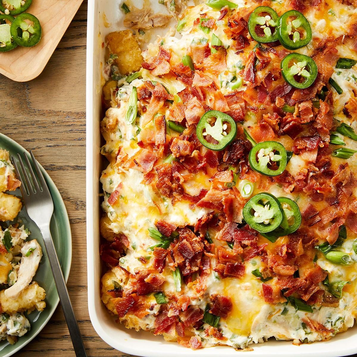 Jalapeno Popper Chicken Casserole