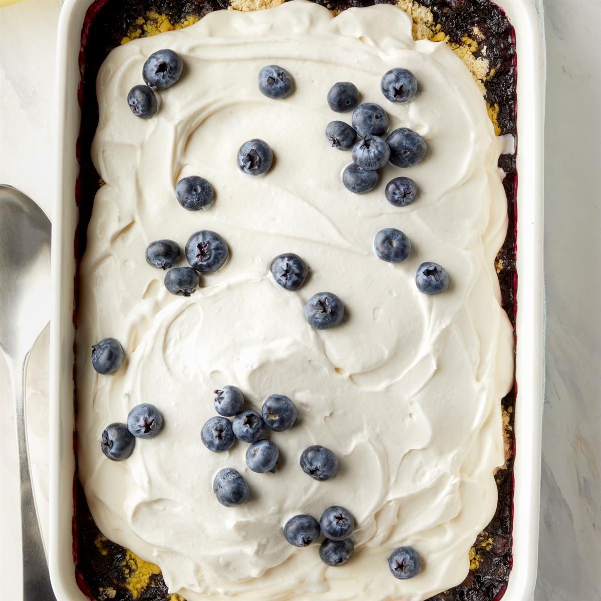 Lemon Blueberry Dump Cake
