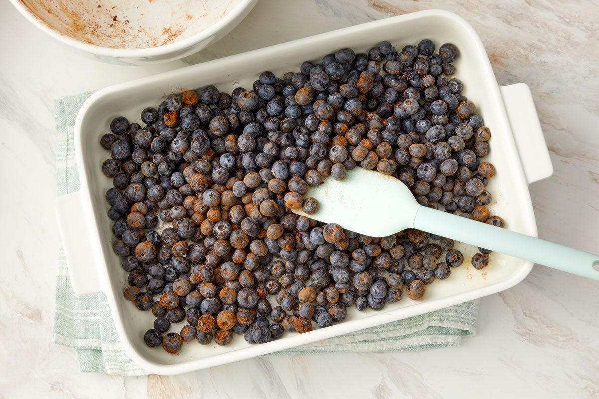 spread into a greased 13x9-in. baking dish.