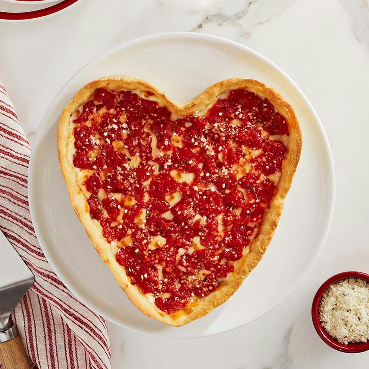 Loumalnatis Heart Shaped Pizza Via Goldbelly.com