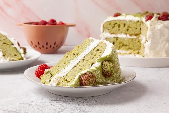 Matcha Cake slice