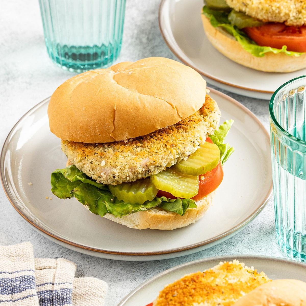 Crispy Pork Tenderloin Sandwiches
