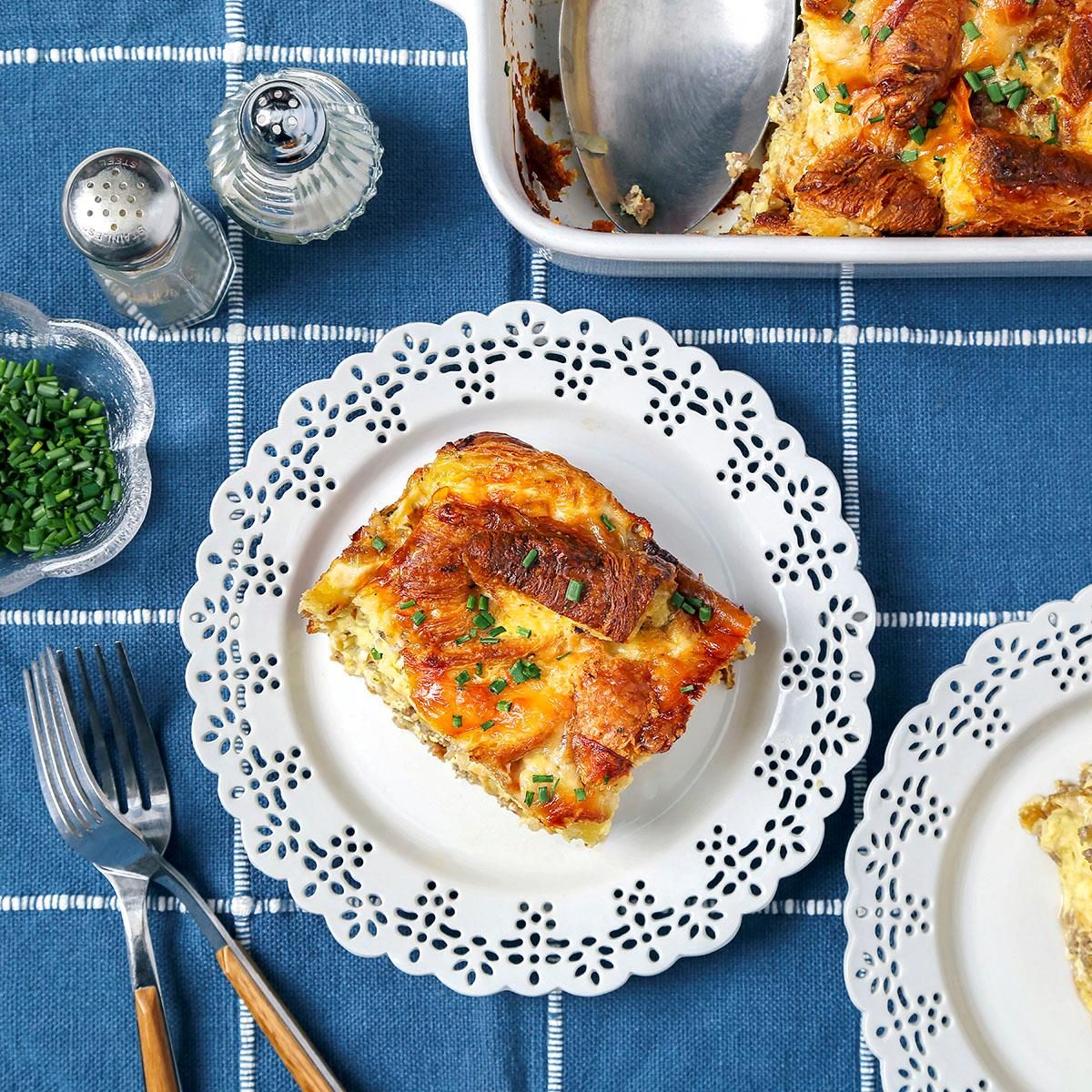 Croissant Breakfast Casserole