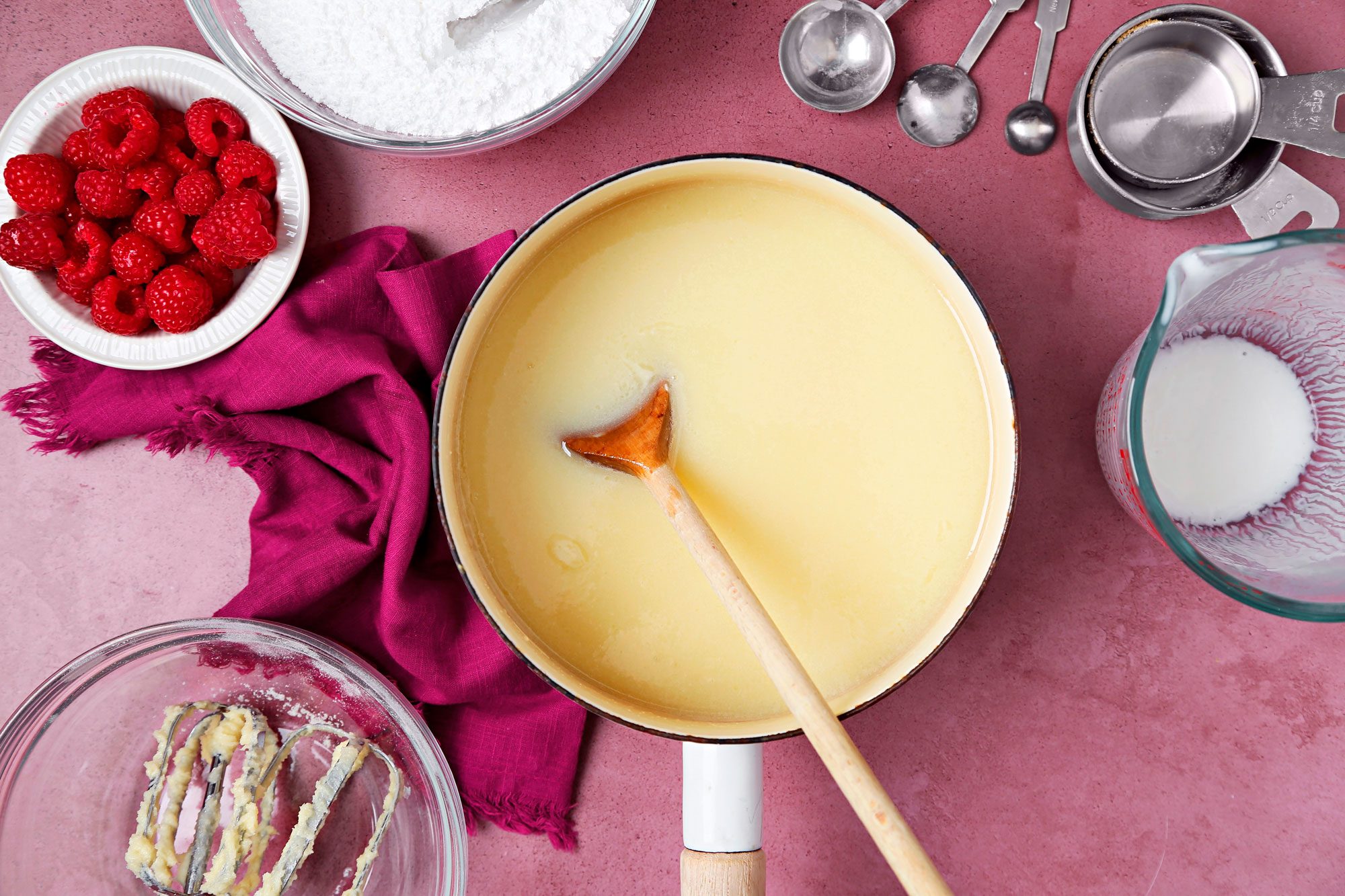 Add eggs, 1 at a time, beating well after each addition.