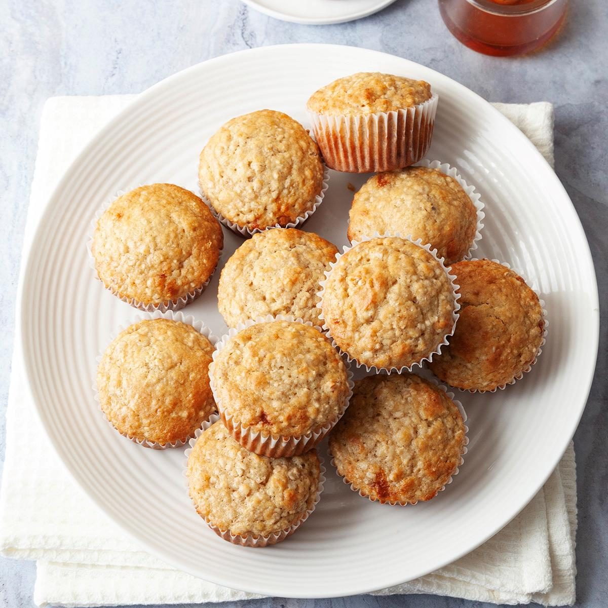 Easy Buttermilk Oatmeal Muffins