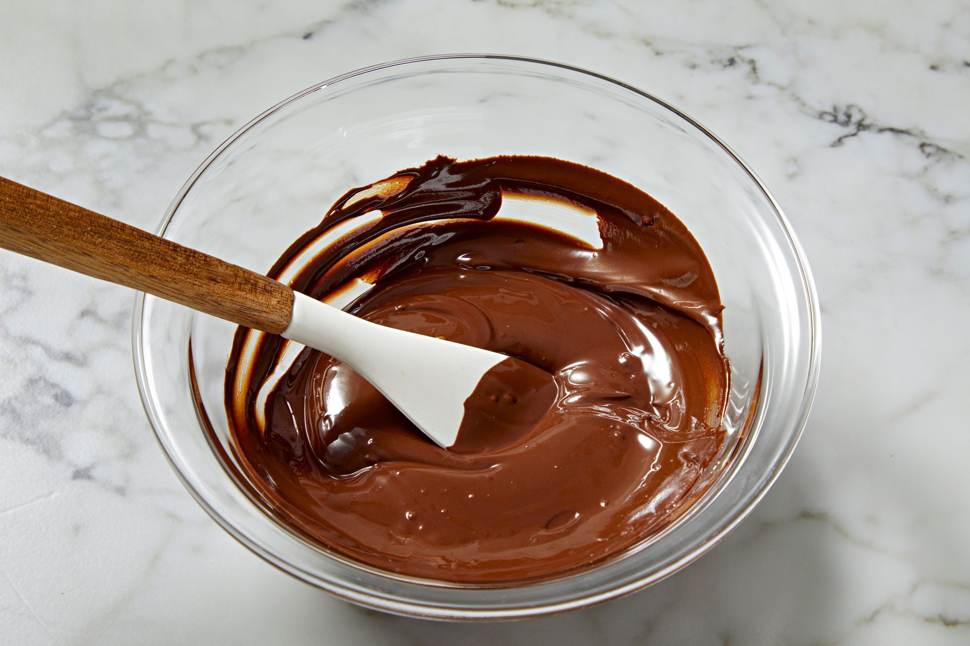 melt chocolate bar; stir until smooth